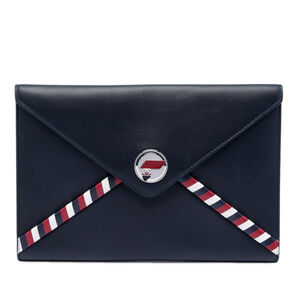 Pre-Loved Chanel Lambskin Airlines Envelope Clutch